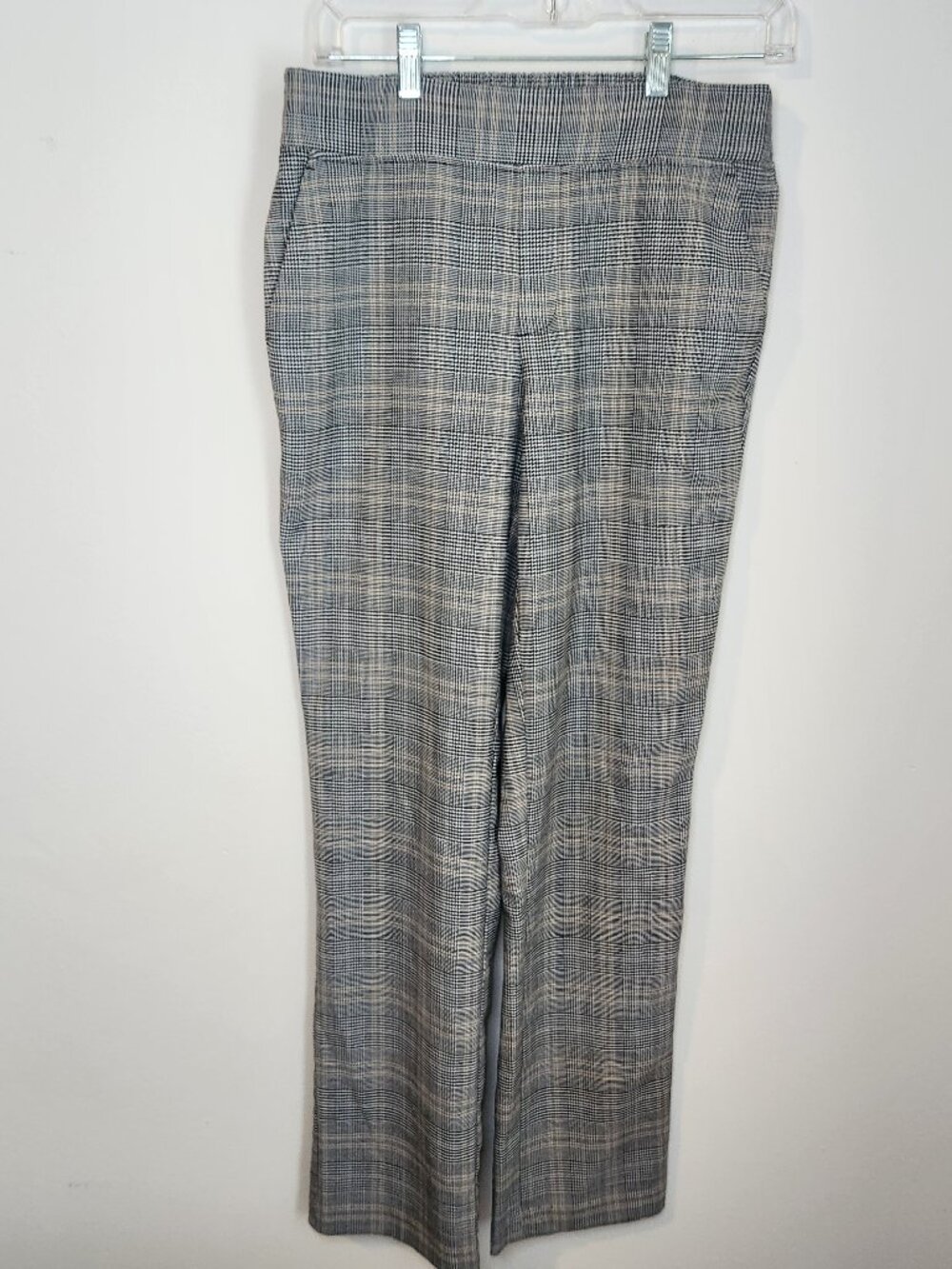 Time and Tru Plaid Pull-On Pants Elastic Waist S 4-6